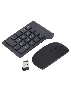 Teclado Numérico Flexman Portátil 18 Teclas 2.4GHz + Mouse 1200 DPI