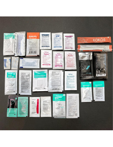 Kit de Primeros Auxilios Mi Medic Rojo - 70 Artículos Compacto