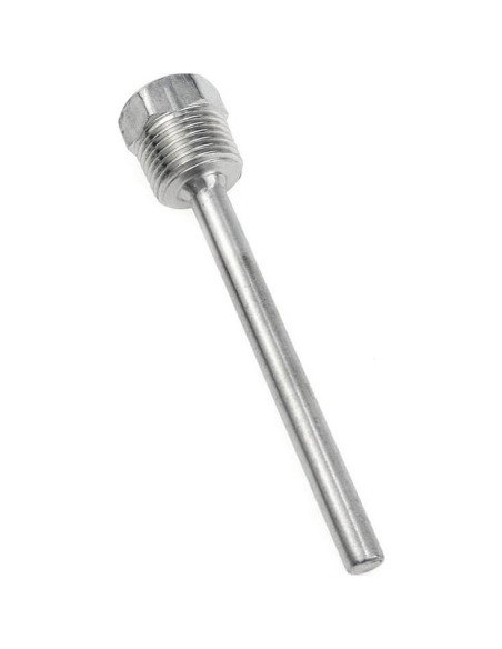 Termopares de Acero Inoxidable ZYAMY 2PCS 100mm NPT Termopares de Acero Inoxidable ZYAMY 2PCS 100mm NPT