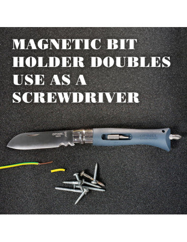 Cuchillo Plegable Opinel No.9 DIY Acero Inoxidable 8cm