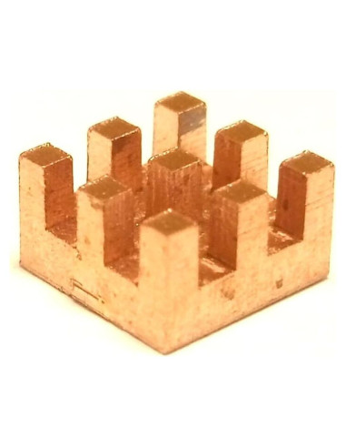 Kit Disipadores de Calor de Cobre Easycargo 6mm 10pcs + Cinta 3M