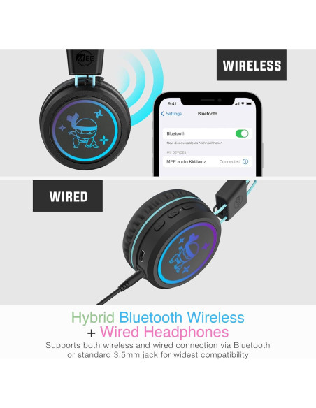 Auriculares Inalámbricos MEE audio KidJamz KJ55BT para Niños Auriculares Inalámbricos MEE audio KidJamz KJ55BT para Niños