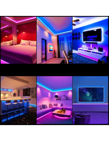 Luces de Tira LED Inteligentes LINKSTYLE 5M RGBWW Control Remoto Luces de Tira LED Inteligentes LINKSTYLE 5M RGBWW Control Remoto