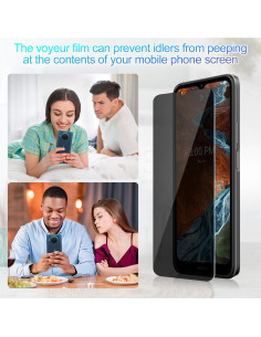 Protector de Pantalla Privado 3 Pack Lokyoo para Nokia G300 5G 2