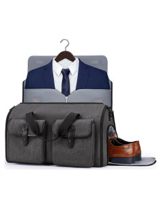 Bolsa de Ropa Duffle BAGSMART 2 en 1 Negra 45L