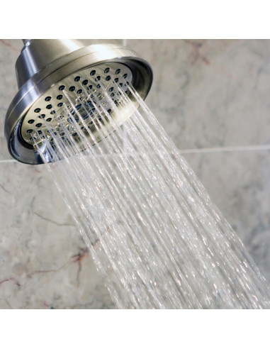 Cabezal de Ducha Aqua Elegante Masaje y Neblina 1.8 GPM Níquel