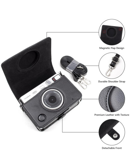 Funda Protectora para Cámara Fujifilm Instax Mini Evo con Álbum Funda Protectora para Cámara Fujifilm Instax Mini Evo con Álbum