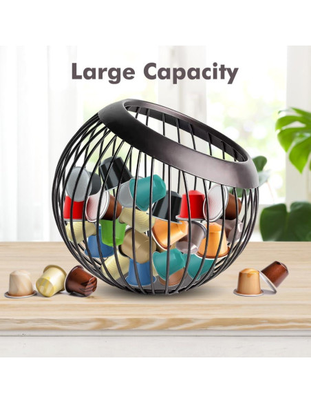 Soporte para cápsulas de café Visceralyx negro 30 cápsulas Soporte para cápsulas de café Visceralyx negro 30 cápsulas