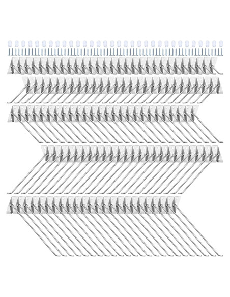 Juego de Ganchos de Acero Inoxidable Waltool 60 Pcs 5-20cm Juego de Ganchos de Acero Inoxidable Waltool 60 Pcs 5-20cm