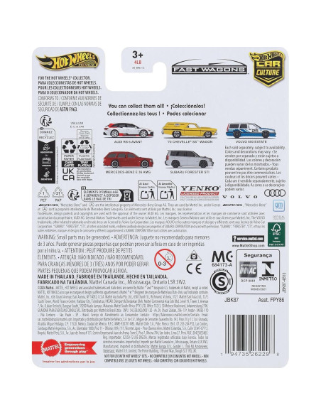 Coche de Juguete Hot Wheels Premium Subaru Forester STI 1:64 Coche de Juguete Hot Wheels Premium Subaru Forester STI 1:64
