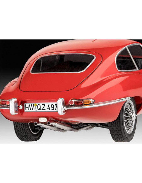 Kit de Modelo Jaguar E-Type Coupé Revell 1:24 Rojo Kit de Modelo Jaguar E-Type Coupé Revell 1:24 Rojo