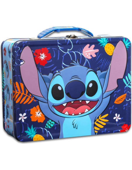 Conjunto Almuerzo Lata Stitch Disney con Botella y Stickers Conjunto Almuerzo Lata Stitch Disney con Botella y Stickers