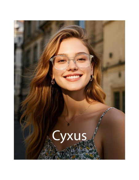 Gafas de bloqueo de luz azul Cyxus unisex para computadora Gafas de bloqueo de luz azul Cyxus unisex para computadora