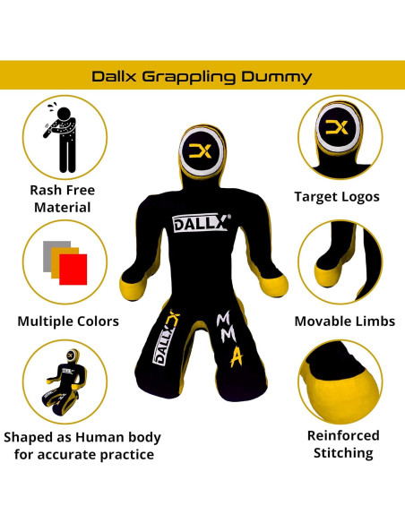 Muñeco de Grappling DALLX 1.22m para MMA y Artes Marciales Muñeco de Grappling DALLX 1.22m para MMA y Artes Marciales