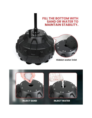 Entrenador de Boxeo Rotativo INNOLIFE TM-0036-F1 Ajustable