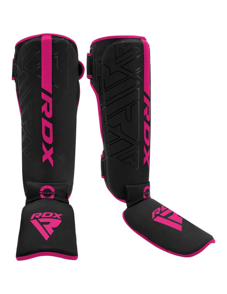 Protectores de Espinillas RDX KARA Rosa X-Large para Kickboxing y MMA Protectores de Espinillas RDX KARA Rosa X-Large para Kickboxing y MMA