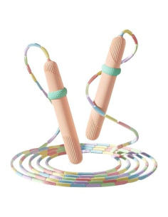 Cuerda de Saltar Ajustable ACEONE Rosa 2.6m para Niños y Adultos