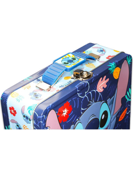 Conjunto Almuerzo Lata Stitch Disney con Botella y Stickers Conjunto Almuerzo Lata Stitch Disney con Botella y Stickers
