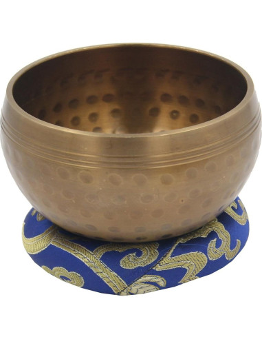 Cojín de Anillo de Seda Azul para Cuenco Tibetano 10 cm