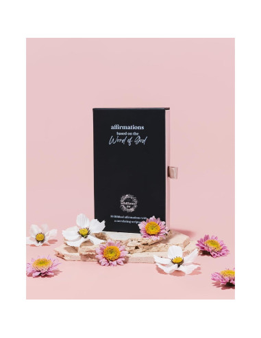 Tarjetas de Afirmación Cristiana WildFlower Joy - 50 Tarjetas