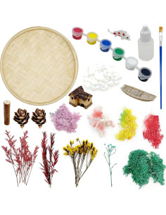 Kit de Jardín Zen Woohome para Escritorio - Pintura de Musgo DIY 2