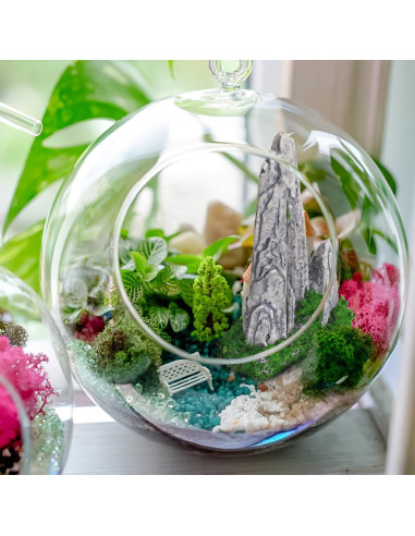 Homoyoyo 8 Piezas Mini Decoración de Rocalla para Jardín Zen