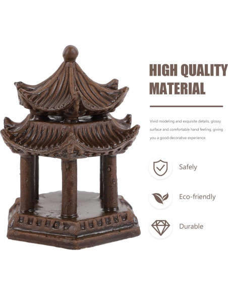Adorno de Cerámica Balacoo Pagoda para Acuario 10x7.5cm Adorno de Cerámica Balacoo Pagoda para Acuario 10x7.5cm