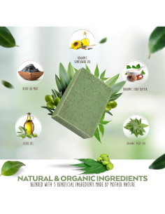 Jabones Barra Aspen Kay Naturals 127g x6 Barro del Mar Muerto y Neem 2