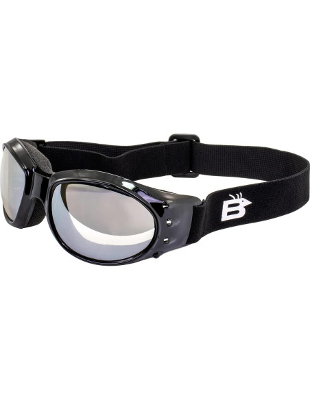 Gafas de Motocicleta Birdz - 2 Pares con Lentes Claros y Ámbar Gafas de Motocicleta Birdz - 2 Pares con Lentes Claros y Ámbar