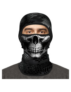 Mascarilla Balaclava Kiyrnie Calavera 10 para Motociclismo y Ciclismo