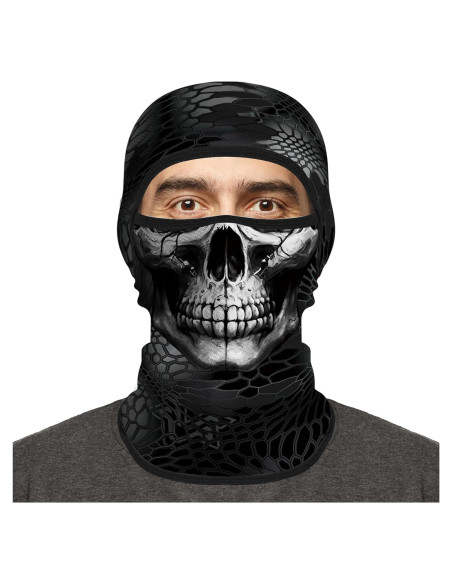 Mascarilla Balaclava Kiyrnie Calavera 10 para Motociclismo y Ciclismo Mascarilla Balaclava Kiyrnie Calavera 10 para Motociclismo y Ciclismo