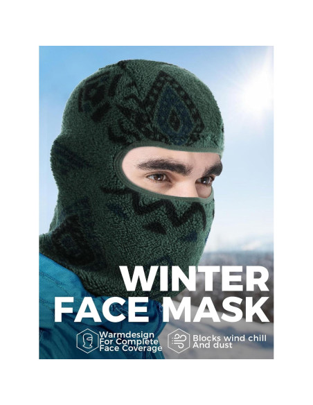 Máscara Balaclava WTACTFUL de Forro Polar Multicolor Máscara Balaclava WTACTFUL de Forro Polar Multicolor