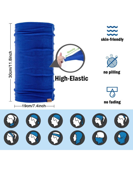 Calentador de Cuello para Niños Gaiter Invierno Forro Polar Calentador de Cuello para Niños Gaiter Invierno Forro Polar
