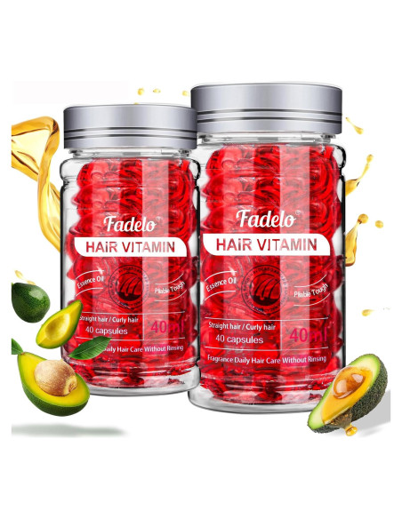Cápsulas de Aceite Fadelo para Cabello Frizz y Seco 118 ml Cápsulas de Aceite Fadelo para Cabello Frizz y Seco 118 ml