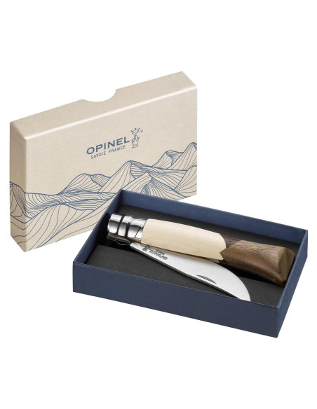 Cuchillo de bolsillo OPINEL No.09 Cime, Mango de Madera Francesa Cuchillo de bolsillo OPINEL No.09 Cime, Mango de Madera Francesa