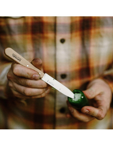 Juego de Cuchillos de Pelar Opinel No. 102 2 Piezas Acero Carbono