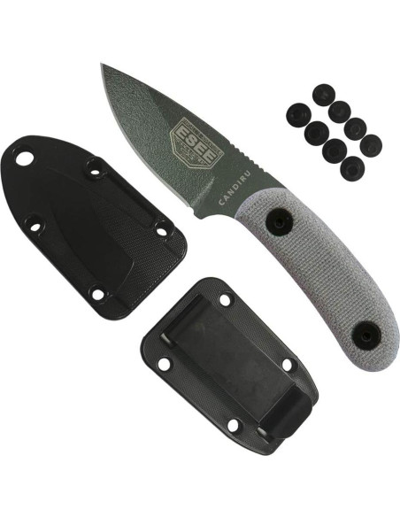 Cuchillo Fijo ESEE Candiru 13.02 cm Acero 1095 con Funda Cuchillo Fijo ESEE Candiru 13.02 cm Acero 1095 con Funda