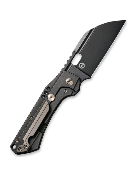 Cuchillo WE Knife Roxi 3 Framelock Titanio Negro 7.95cm Cuchillo WE Knife Roxi 3 Framelock Titanio Negro 7.95cm