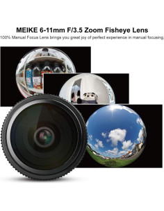 Lente Gran Angular MEKE 6-11mm F3.5 para Cámaras EF-M 2