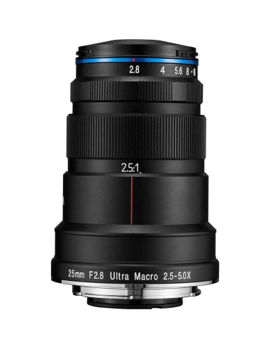 Lente Macro Laowa 25mm f/2.8 para Canon EF - Enfoque Manual