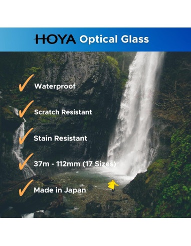 Filtro UV Antiestático Hoya EVO 43mm - Vidrio Óptico 16 Capas