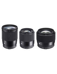 Paquete de Lentes Sigma 16-30-56mm f/1.4 DC DN para Sony E-mount