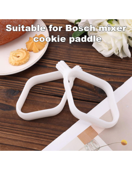2 Palas para Galletas Bosch 18.4x13cm Accesorios Mezclador 2 Palas para Galletas Bosch 18.4x13cm Accesorios Mezclador