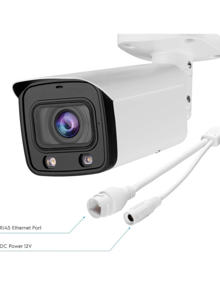 Cámara IP PoE 8MP Bullet OHBET con Zoom Óptico 5X y Detección Cámara IP PoE 8MP Bullet OHBET con Zoom Óptico 5X y Detección