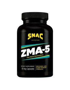 Suplemento para dormir SNAC ZMA-5 con Zinc y Magnesio 90 cápsulas
