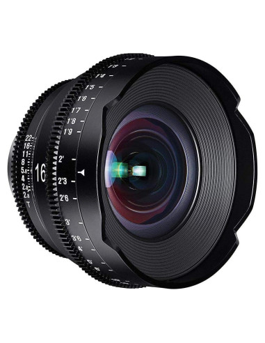Lente de Cine Rokinon Xeen 16mm T2.6 PL - Aluminio Duradero