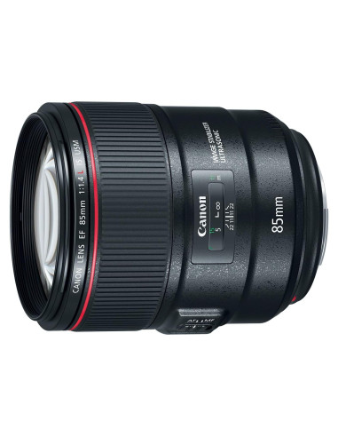 Lente Canon EF 85mm f/1.4L IS USM para DSLR - Estabilizador de Imagen