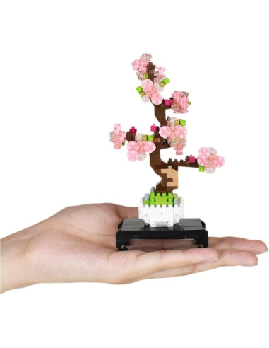 Nanoblock Bonsai Sakura Sight to See 250 Piezas 15.7 cm