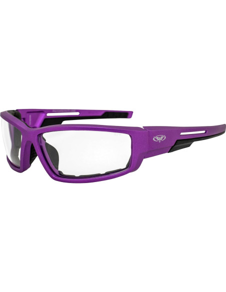 Gafas de Motocicleta Global Vision Sly Acolchadas UV400 Púrpura Gafas de Motocicleta Global Vision Sly Acolchadas UV400 Púrpura