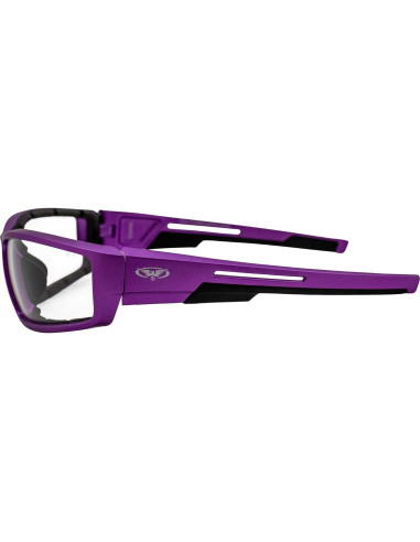 Gafas de Motocicleta Global Vision Sly Acolchadas UV400 Púrpura